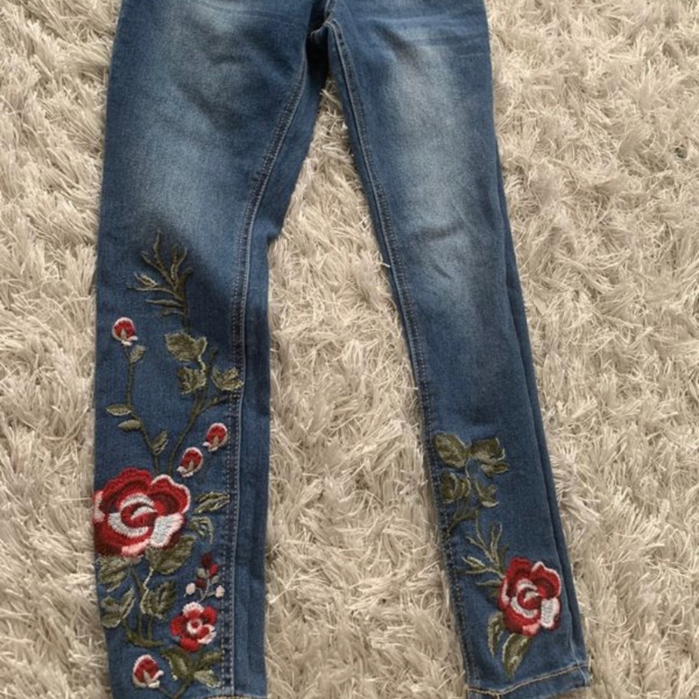 Girls jeans worn once